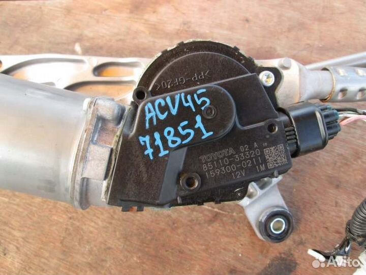 Мотор дворников Toyota Camry ACV45 2AZ-FE 2010/3