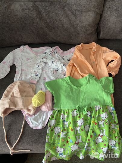 Детские вещи на девочку пакетом