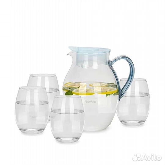 Набор Fissman кувшин+4 бокала