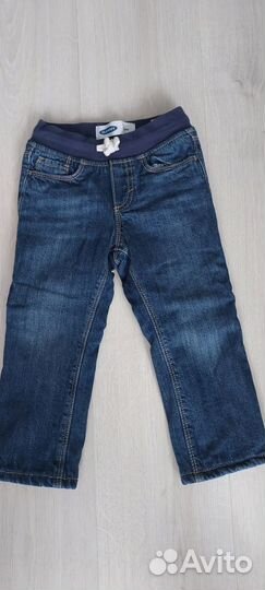 Джинсы детские, утеплённые