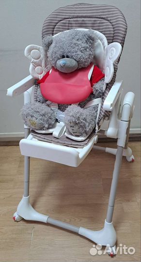 Детский стульчик для кормления happy baby