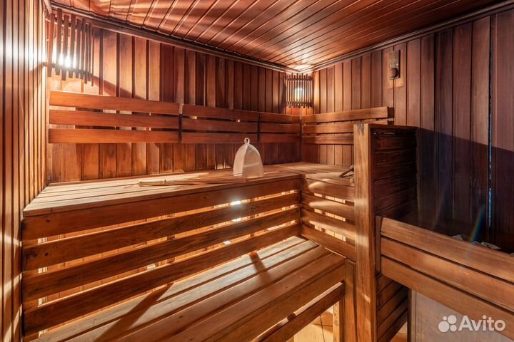 Русская баня и финская сауна с тёплым бассейном