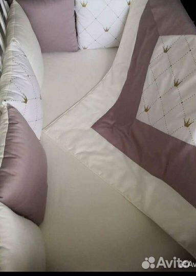 Бортики в детскую кроватку и постельное белье