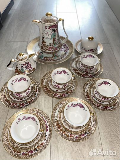 Сервиз Гейша Jlmenau (Ильменау, Германия)