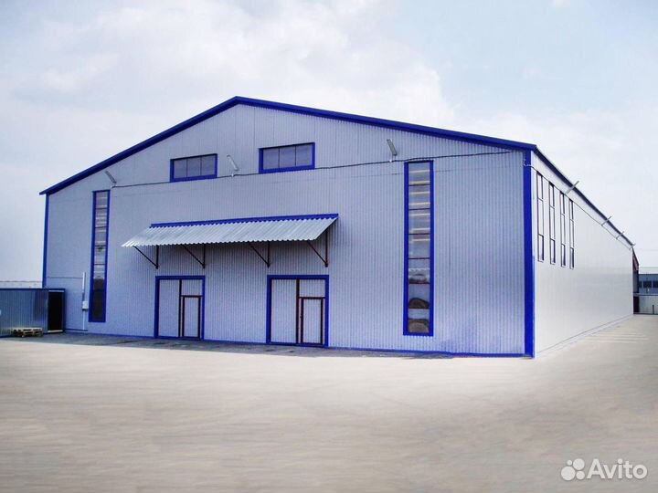 Продажа ангаров из сендвича под ключ, арт:Dxy-7572