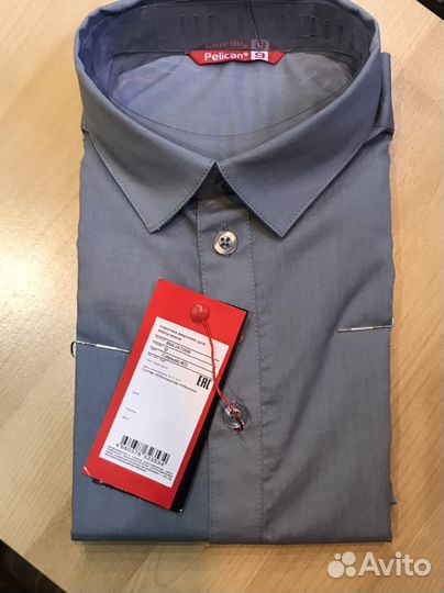 Рубашка Pelican новая для мальчика 134 140
