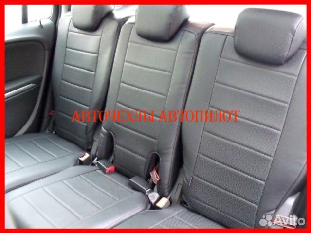 Чехлы Автопилот Opel Zafira C из экокожи чёрные