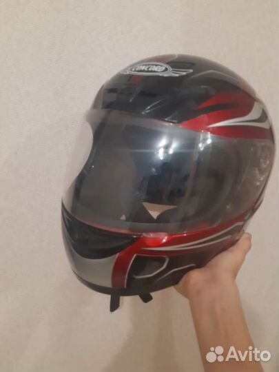 Шлем для мотоцикла скутера пит байка конкорт