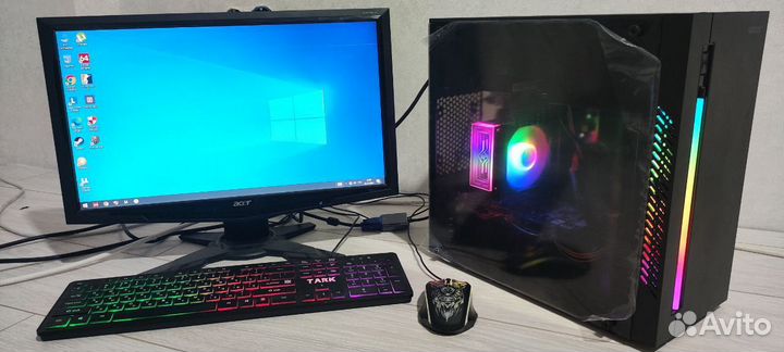 Персональный Пк на intel i3 (amd 570 8г новая)