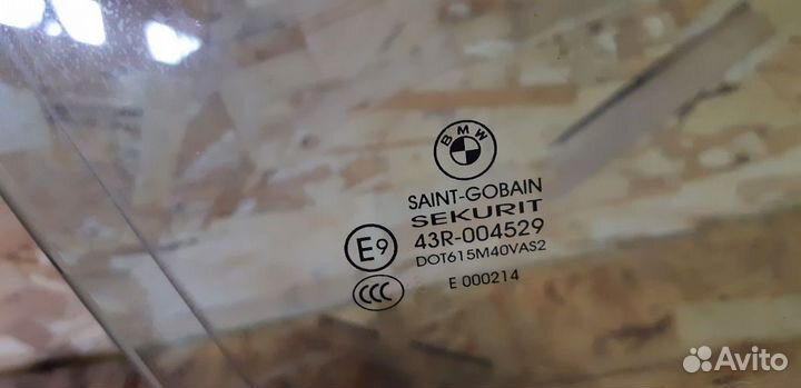 Стекло двери передней правой BMW X3 (F25) II (2010