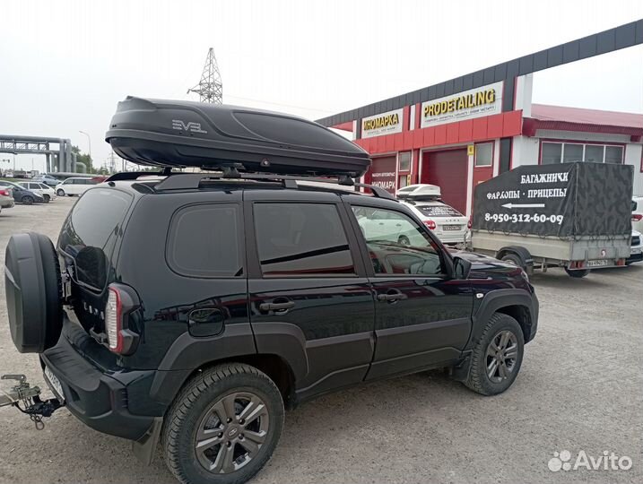 Автобокс Level 450л на Нива Трэвл и Шевроле Нива