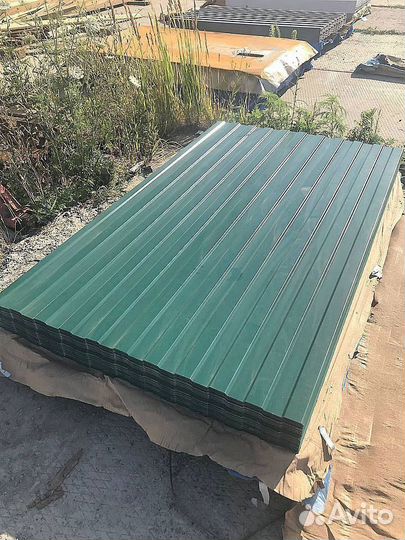 Профнастил С8 Зеленый (Цена за лист)
