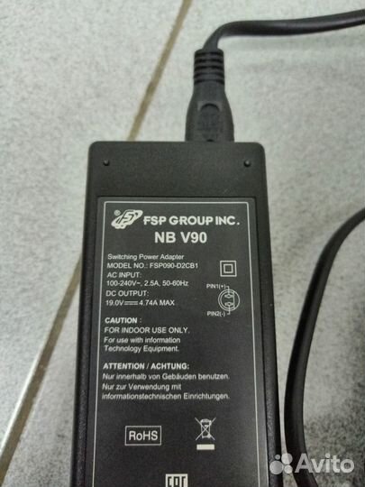 Адаптер питания FSP NB V90, 19v 4.74A, 90Вт