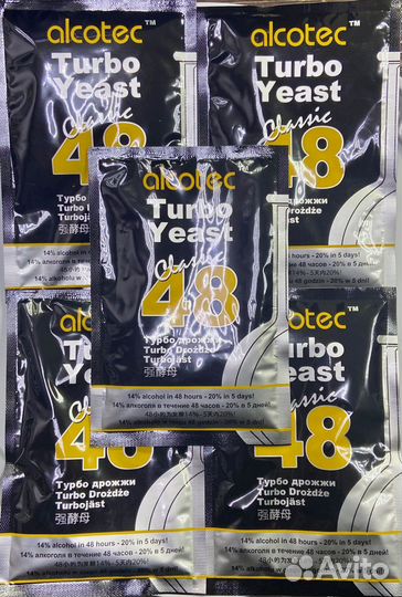 Спиртовые турбо дрожжи Alcotec 48