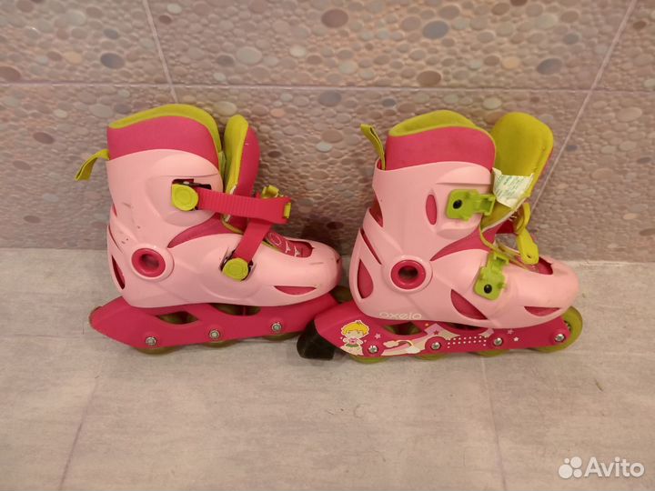 Роликовые коньки детские раздвижные 30-32