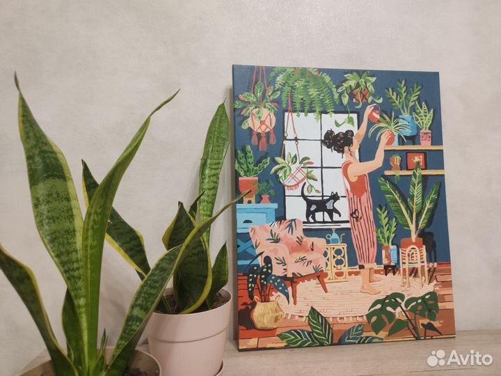 Интерьерная картина по номерам