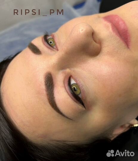 Перманентный макияж бровей, губ, межреснички