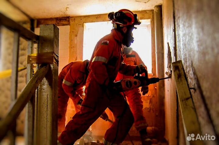 Демонтаж полов и стен. Профессионалы