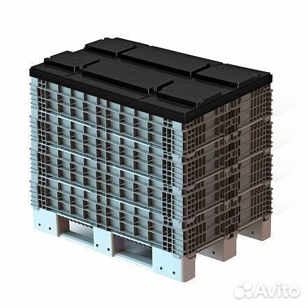 Складной паллетный борт 1200х800х200 мм 