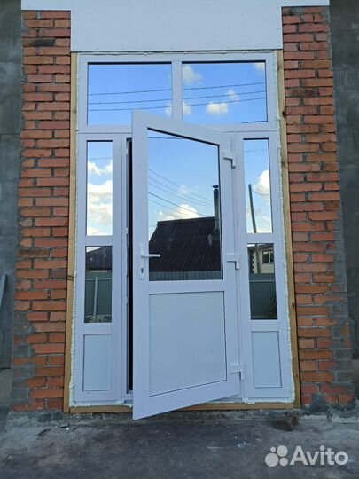 Пластиковые двери с установкой