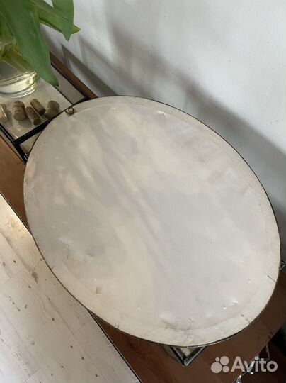 Рисунок антикварный в раме дерево, кувшин гигант