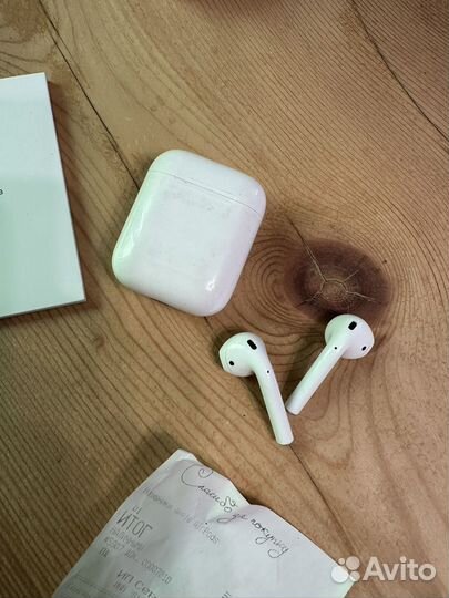 Беспроводные наушники apple airpods 2