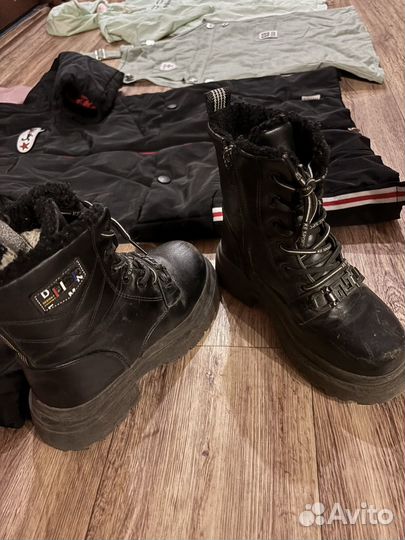 Одежда на девочки пакетом 122 128