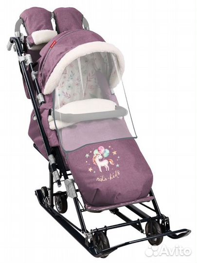 Санки коляска nika