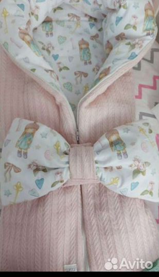 Конверт на выписку для девочки весна осень