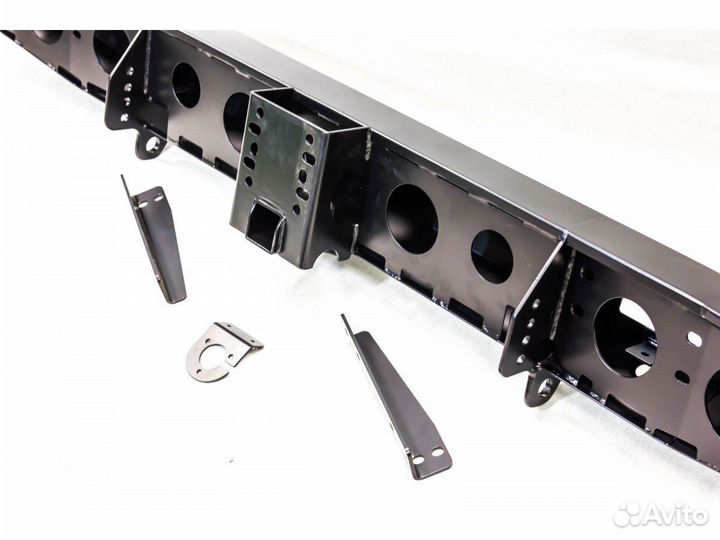 Бампер Задний Силовой на УАЗ Буханка с квадратом