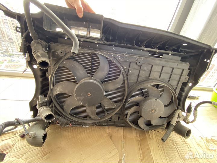 Кассета радиаторов в сборе на golf 6