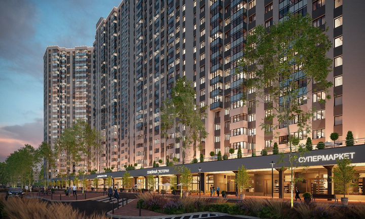 2-к. квартира, 75,4 м², 23/25 эт.