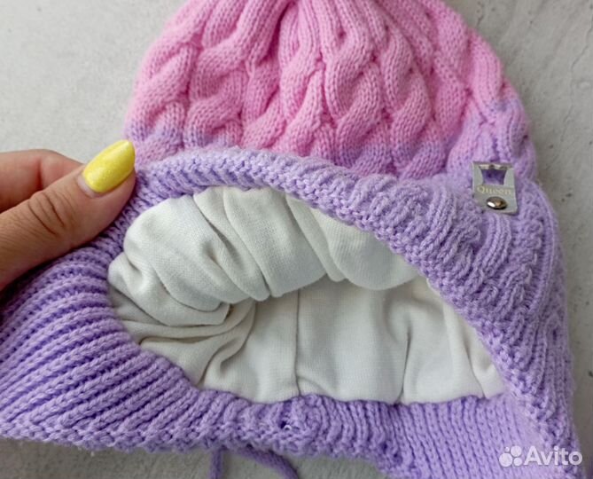 Шапка для девочки 47-50 размер