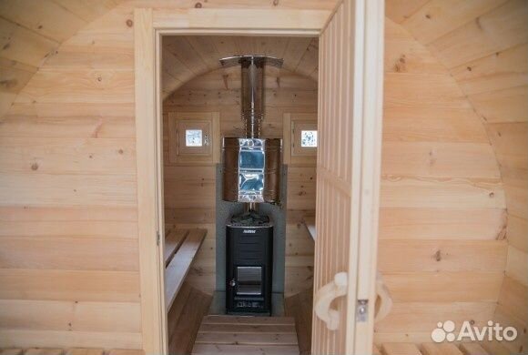 Круглая Баня бочка 