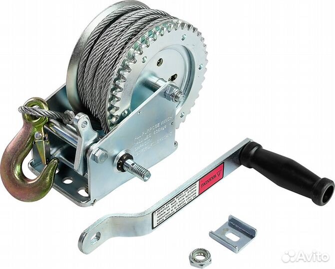 Лебедка для прицепа 1400 lbs (635 кг) с тросом 635