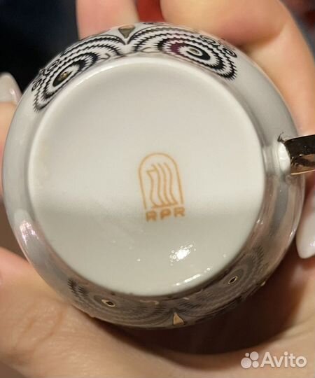 Сервис кофейный Рижский фарфор СССР