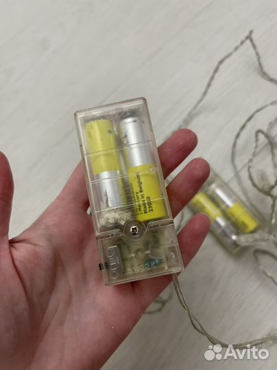 Гирлянда IKEA, на батарейках