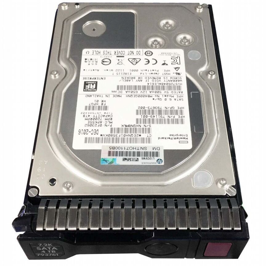 [793761-001] Жесткий Диск Hp 4tb 7200 Sata3 3.5" 793761-001