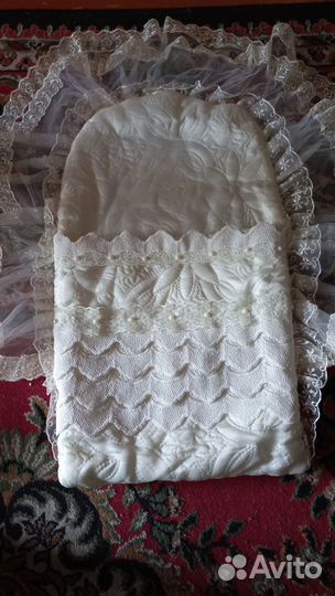 Конверт одеяло на выписку зимнее