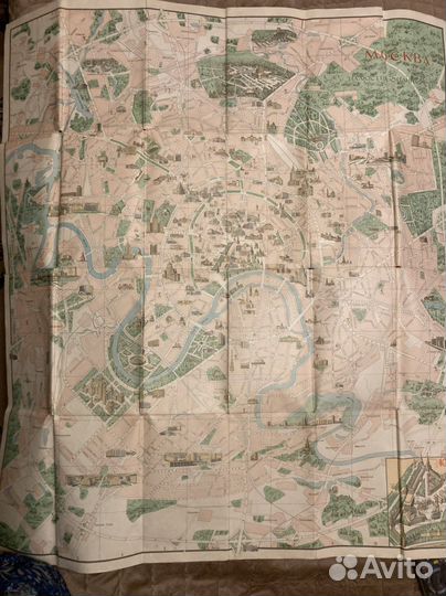 Старая схема Москвы