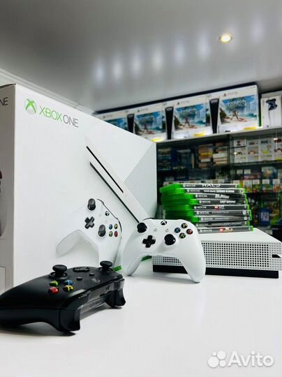 Xbox One S 1TB + 400 Игр Гарантия 12 Месяцев