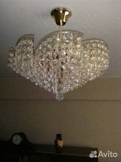 Люстра хрустальная чехия