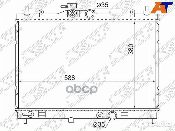 Радиатор Nissan AD 06-16 / Juke 10-20 / Tiida