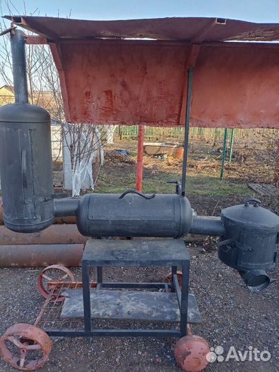 Мангал с крышей