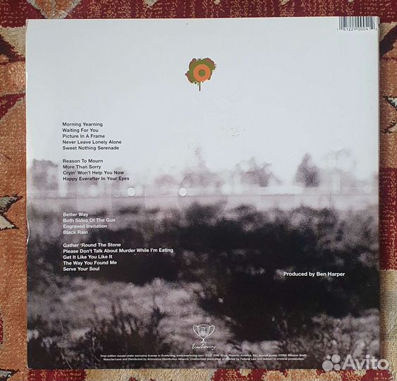 Ben Harper Both Sides Of The Gun 2lp 1st press US