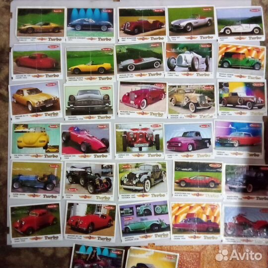 Вкладыши от жвачки турбо и бомбибом