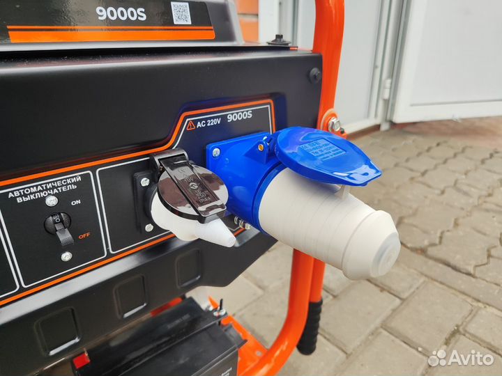 Генератор бензиновый 7 - 8 кВт (медь,электростарт)