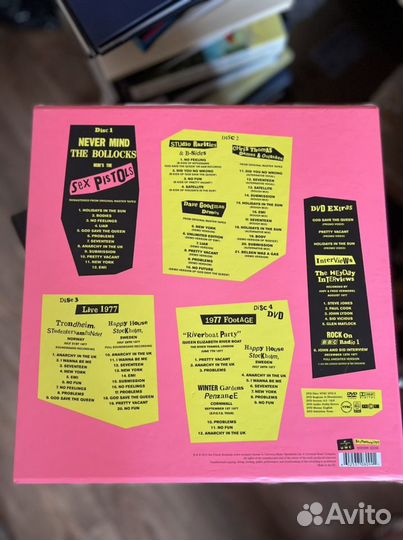 The Who Sex pistols Box CD