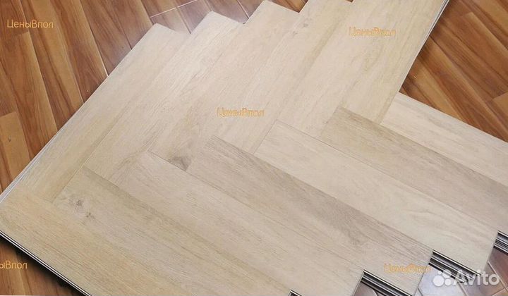 Кварцвиниловая плитка елочка