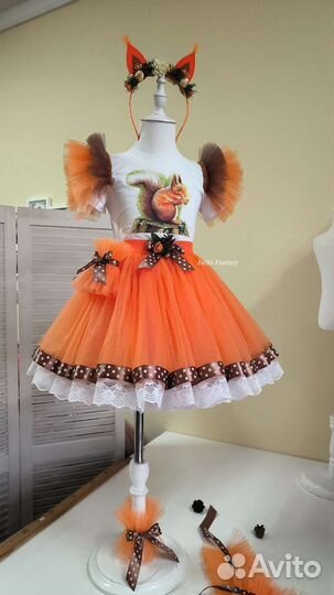 Костюм белки (с хвостом, без хвоста),на заказ